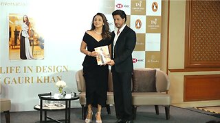 Shahrukh Khan with wife Gauri Khan at her Book Launch | King Khan & Queen Looking Stunning in Black