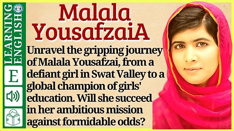 Learn English through Story ⭐ Level 3 – Malala Yousafzai – English stories for learning | WooEnglish