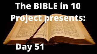 Day 51 Audio Bible Reading John 9:13-10:42