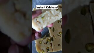 Instant Kalakand Recipe