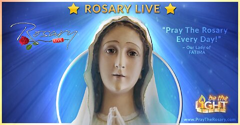⭐ Rosary LIVE ⭐ Glorious Mysteries (Oh Glorious Day)