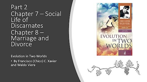 Evolution in Two Worlds – Chapter 7-8 – Social Life of Spirits and Marriage and Divorce