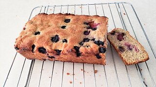 Easy Quick Keto Blackberry Bread