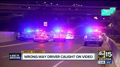Wrong-way driver caught on video as friends of victim mourn