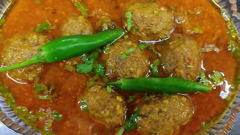 [Subtitles] Most Famous kofta curry | Frozen Kofta | how to cook frozen kofta | Meat balls recipe