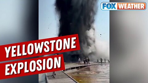 Yellowstone || Geyser Explodes In Yellowstone National Park