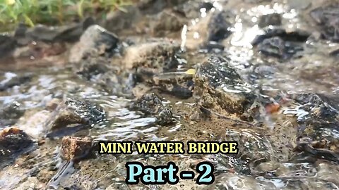 🤩 Step by step tutorial for the construction of mini concrete bridge🤩#minidam #diy #trending #news