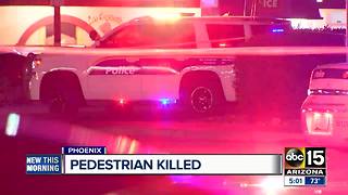 Pedestrian possibly killed in Phoenix crash