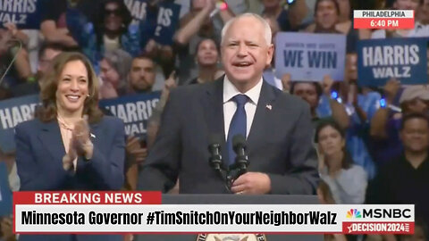 Minnesota Governor #TimSnitchOnYourNeighborWalz (This Man Cannot Be Trusted)