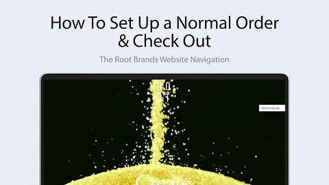 04 How to Place a One-Time Order & Check Out | Website Navigation | The ROOT Brands