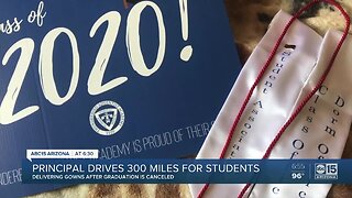 Principal drives 300 miles for students