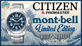 Perfection! | Citizen Promaster Mont Bell Collab 200m Titanium Diver BN0121-51L Unbox & Review