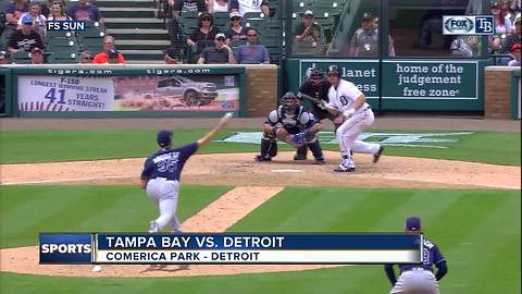 John Hicks' bunt lifts Detroit Tigers to 3-2 win over Tampa Bay Rays in 12 innings