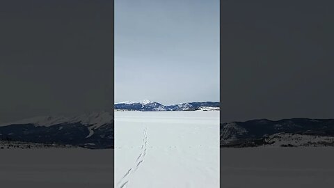 Standing on a Frozen Lake!