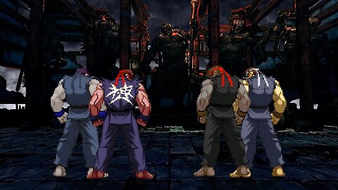 MUGEN - CVS Ryu Edits - Riot Ryu & Gothic Ryu vs. Darkside Ryu & Violent Ryu - Download