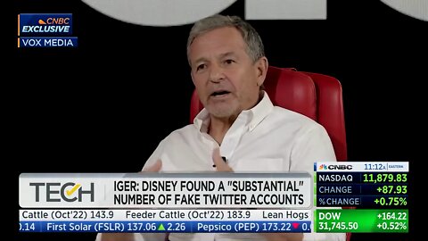 Fmr. Disney CEO Bob Iger: Disney Found a 'Substantial' Number of Fake Twitter Accounts in 2016