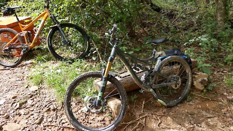 Mountain Biking at Avery Creek in Pisgah, NC Part B