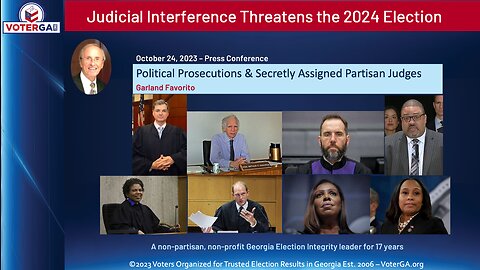 JUDICIAL INTERFERENCE THREATENS THE 2024 ELECTION