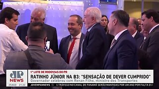 Ratinho Júnior na B3: “Sensação de dever cumprido”