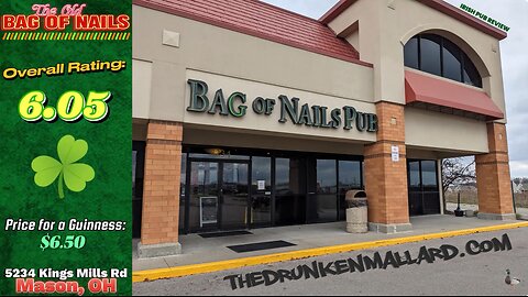 The Drunken Mallard visits The Old Bag of Nails in Mason, OH