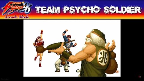 King of Fighters 96: Arcade Mode - Team Psycho Soldier