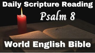 Psalm 8 ✧ Bible Audio ✧ World English Translation ✧ Old Testament Daily Scripture Reading Devotion