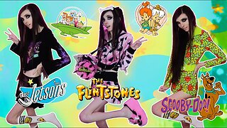 HUGE $1,000+ DOLLS KILL x HANNA BARBERA TRY ON HAUL! (Scooby Doo, The Flintstones, + Jetsons)