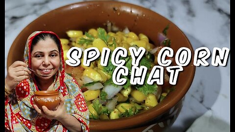 Spicy corn chaat recipe | Corn chaat | स्वीट कार्न चाट रेसिपी |