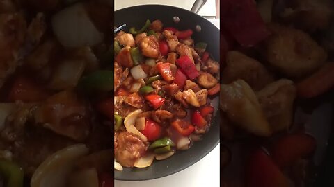 Sizzlin Sweet n Sour Chicken #shortsvideo