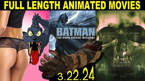 TONIGHT 8PM EST- SEXY Sci-Fi Horror And Superhero ANIMATION Night! NEW Commercial FREE Animated Movies!