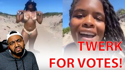 Black Queer Senator TRASHED ForTwerking Upside Down For Votes In July 4th 'Thirst Trap' TikTok!