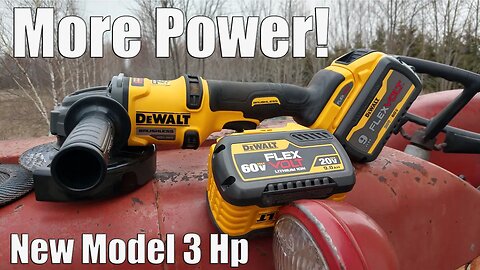 DEWALT FlexVolt 60v 4-1/2" to 6" Brushless Angle Grinder Review DCG418 DCG418X1