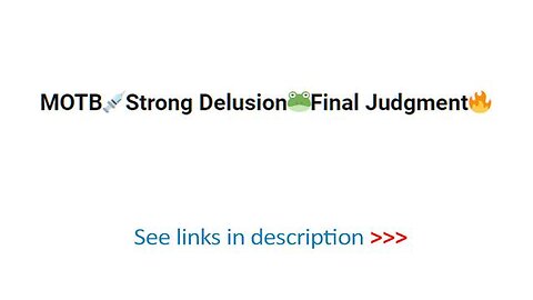 MOTB💉Strong Delusion🐸Final Judgment🔥