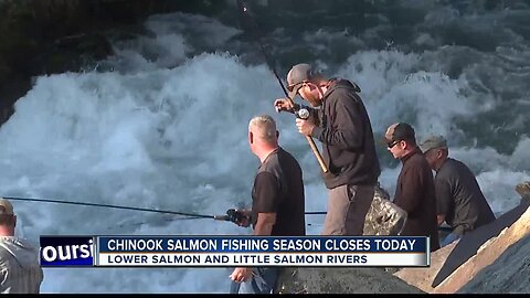 Chinook salmon fishing in the Lower Salmon and Little Salmon rivers has met harvest objectives