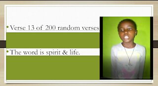 Verse 13 of 200 random verses. He will bring destruction on powerful men.