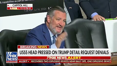 WATCH: Cruz GRILLS Secret Service Director Rowe over failure to protect Trump