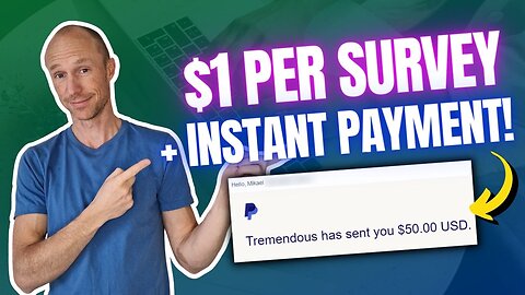 Five Surveys Review - $1 Per Survey + Instant Payment! ($50 Payment Proof)