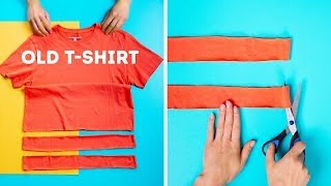 Transformation Idea From Old Shirt # Old Shirt Re Use Idea # DiY Idea From Old Shirt