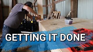 Finishing The Shelf To Get Better Organized | Spring Is Here | FarmVlog