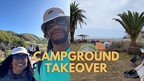 Campground takeover on CATALINA ISLAND