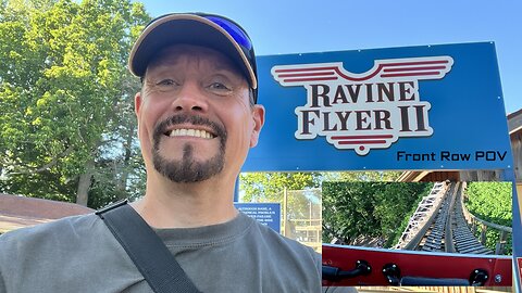 RAVINE FLYER II at WALDAMEER PARK, Erie, Pennsylvania, USA [Front Row POV]