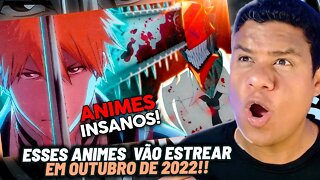 REAGINDO a 10 ANIMES MAIS ESPERADOS de OUTUBRO 2022! | React Anime Pro