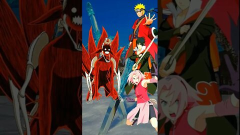 WHO IS STRONGEST?? Team 7 VS Kurama.#shorts