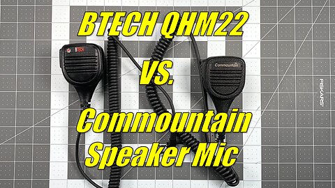 BTECH QHM22 vs. Commountain Speaker Mic