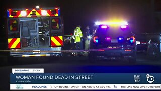 Woman found dead in street