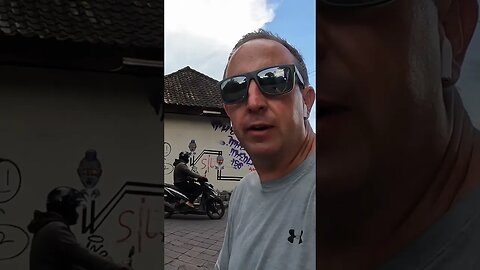 Motorbike wreck story in Pererenan, Bali Indonesia