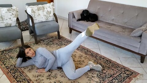 Exercício em casa: Abdução e Adução de Pernas? | Exercise at home: Abduction and Adduction of Legs?