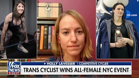 Female cyclist has a message for females staying SILENT on Transgenders DESTROYING women's sports!
