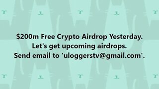 Missed $200m Aptos Airdrop? Let's Get Upcoming Airdrops Together. Contact uloggerstv@gmail.com Now!