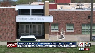Middle school 'kill list' leaves parents in Kearney on edge